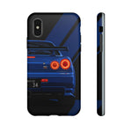 R34 Skyline Afterburner Rear GT-R Tough Phone Case for JDM Fans