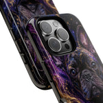 French Bulldog Galaxy Marble Art Tough Phone Case