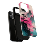 Japanese Minimalist Ink Vaporwave Phone Case – Sumi-e Aesthetic