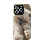 Ragdoll Kitten Sunbeam Phone Case Cute Kitten Aesthetic Gift