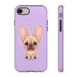 French Bulldog Bat Ears Kawaii Pet Dog Art Tough Phone Case