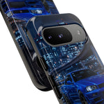 Skyline GT-R R34 Bayside Blue Tokyo Night Art Tough Phone Case