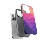 Pastel Mountain Haze Vaporwave Art Tough Phone Case
