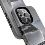 Silver C4 ZR1 Front View phone case | tough case for Vette Drivers