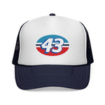 #43 Retro Racing Trucker Cap Hat | Classic Stock Car Style Mesh Snapback