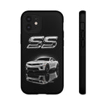 White SS Camaro reflection phone case | Car muscle car phone case
