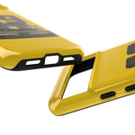 1969 Camaro Z28 Yellow Front View Muscle Car Tough Phone Case