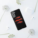 1969 Camaro SS Orange Triple View Muscle Car Tough Phone Case