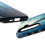 Barracuda Silhouette Phone Case, Sunlit Marine Art Tough Cover