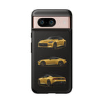 Gold Fairlady Z Classic Sports Car Tough Phone Case - 3 View