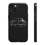 1969 Camaro Black Restomod Front Tough Phone Case Cover Gift