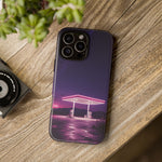 Neon Fuel Station Desert Night Tough Phone Case Cover Gift