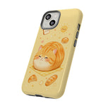 Orange Tabby Loaf Kawaii Chibi Pet Cat Art Tough Phone Case