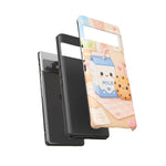 Milk Cookie Phone Case Cute Food Kawaii Tough Cover Gift Art