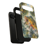 Peacock Bass Fishing Phone Case Angler Tough Cover Gift Art