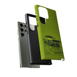 Green Cuda Muscle Car phone case for Gear Heads