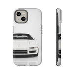 White NSX Phone Case, Retro 90s JDM Supercar Cover, Gift for Car Lovers