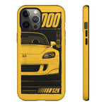 S2000 Spa Yellow Retro 90s JDM Car Tough Phone Case