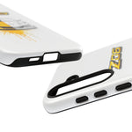 Z06 Corvette Phone Case, Yellow Sketch Reveal Chrome Cover