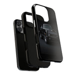 Black 1970 Nova SS Studio Front Tough Phone Case for Muscle Car Fans