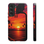 Basketball Court Sunset Phone Case | Tough Phone Case