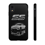 White SS Camaro reflection phone case | Car muscle car phone case