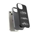 Silver Hakosuka Skyline Classic Sports Car Tough Phone Case for JDM Fans