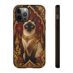 Siamese Cat Thai Royal Portrait Art Tough Phone Case