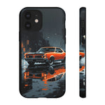 1966 GTO Orange Rainy City Tough Phone Case Cover Gift Art