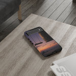 Temple Bell Sunset Phone Case Japan Zen Tough Case