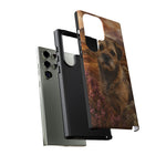 Border Terrier Earthy Watercolor Art Tough Phone Case
