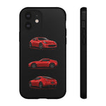 Red 370Z Sports Coupe Tough Phone Case for JDM Enthusiasts