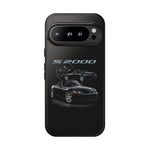 Black S2000 Roadster Collage JDM Tough Phone Case Cover Gift