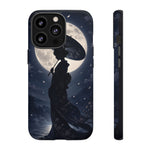 Geisha Parasol Moonlight Art Tough Phone Case