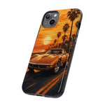 Orange Corvette C3 Stingray Sunset Palms Phone Case
