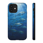 Amberjack School Phone Case, Open Water Sunlight Tough Cover