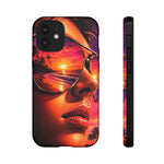 Sunset Reflection Sunglasses Retrowave 80s phone case
