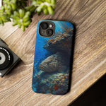 Grouper Reef Phone Case, Sunbeam Ledge Marine Art Tough Cover