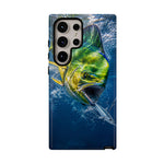 Mahi Mahi Phone Case, Saltwater Fishing Strike Tough Cover for Men