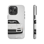 White NSX Phone Case, Retro 90s JDM Supercar Cover, Gift for Car Lovers