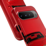 Red Miata Phone Case, NA MX5 90s JDM Roadster Tough Cover
