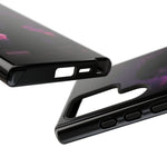 Melancholy Data Poster Phone Case, Glitch Anime Sky Tough Cover