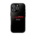 Red C7 Z06 Phone Case for Chevy Sports Car Enthusiasts, Tough Cover