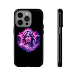 Weeping Angel Statue Vaporwave Phone Case Gothic Cosmic Tough Case