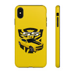 2010 Camaro SS Yellow Muscle Car Tough Phone Case Cover Gift