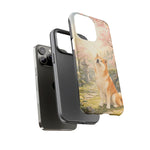 Akita under Cherry Blossoms Dog Breed Phone Case