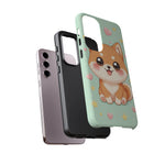 Shiba Inu Kawaii Chibi Smile Pet Dog Art Tough Phone Case