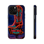 Neon Cowboy Boot phone case | High Noon Saloon design