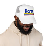 Doral Miami Trucker Hat Retro Vintage Florida Snapback Mesh Cap City Pride Graphic