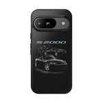 Black S2000 Roadster Collage JDM Tough Phone Case Cover Gift
